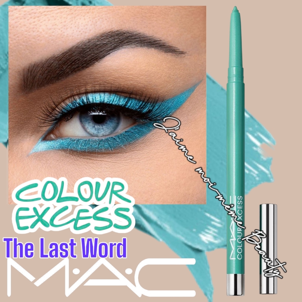 MAC Cosmetics Colour Excess Eyeliner - The Last Word- TURQUISE BLUE